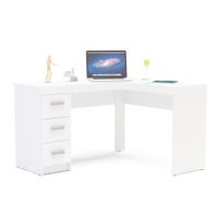 Escritorio Alex 3 Cajones Blanco