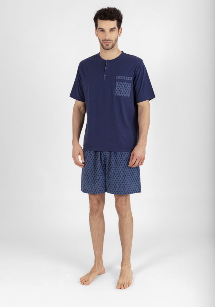 Pijama Kayser 77.744 Azul Hombre