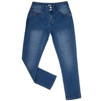 Jean Jean 2 Botones Algodón SINGULAR Mujer Celeste Talla 28