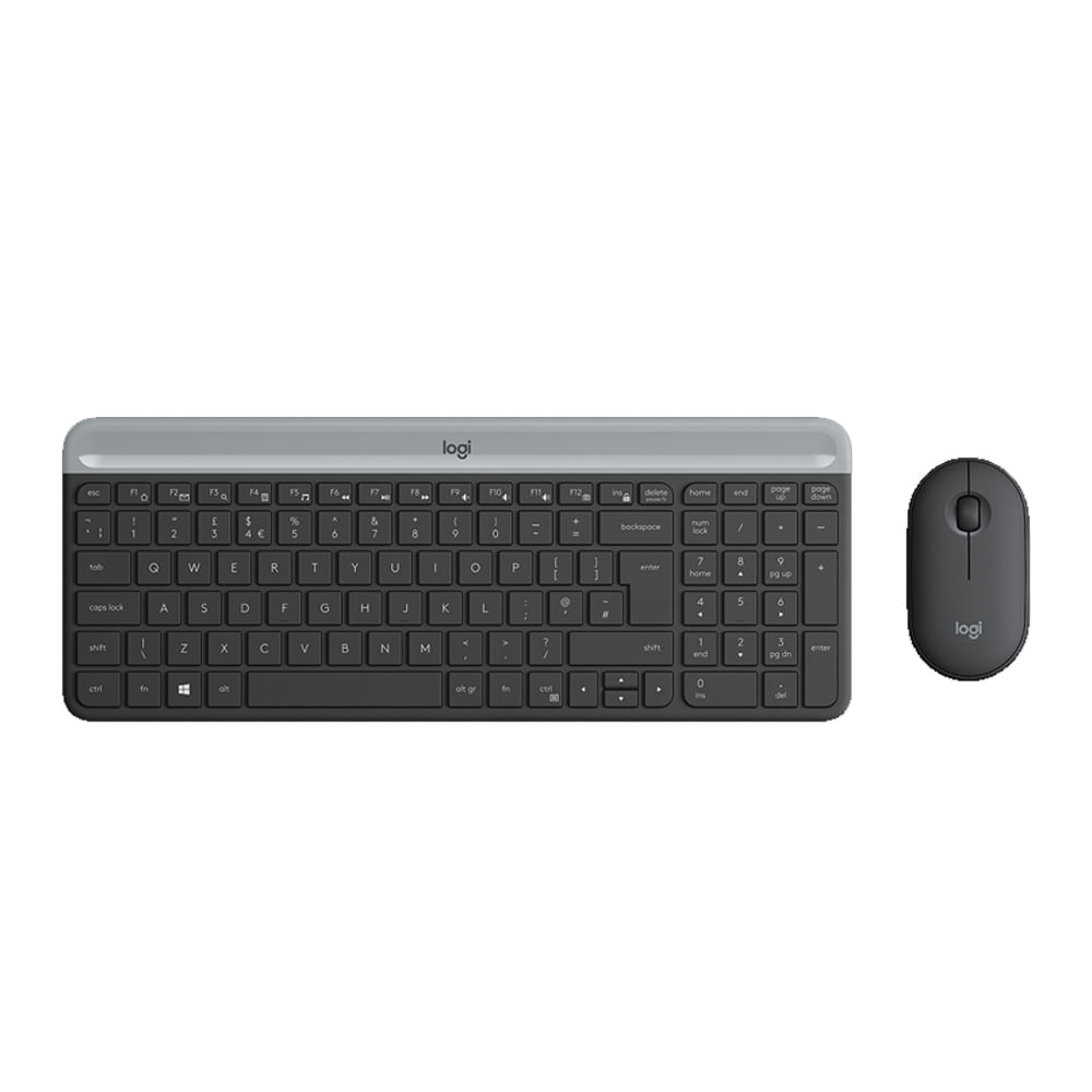 Kit Teclado + Mouse Logitech inalámbrico MK470 Black