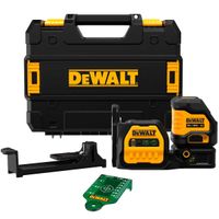 Nivel Láser de Líneas Cruzadas 20V 20VMax Luz Verde 35m Baretool Dewalt DCLE34020GB