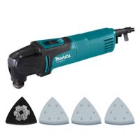 Multitool Eléctrico Makita 200W Velocidad Variable + Accesorios MT Blue