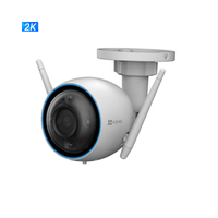 Cámara Ezviz para el hogar inteligente con wifi H3 2K + MicroSD 128GB lente fija exterior - Ezviz