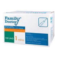 Jeringa Estéril de un solo uso  x 1mL Aguja 25G x 5/8