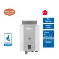 Terma Challenger WH 7054 de 5.5 litros Tiro Natural con Display