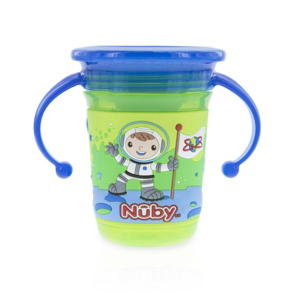 Vaso Para Bebé Nuby 360 Wonder Cup No Spill 3d Grip