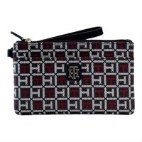 Cartera de Mano o Wrislet Tommy Hilfiger Monogram - Azul/Rojo