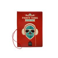 Porta Pasaporte Retro Party Time Cool Bags Rojo