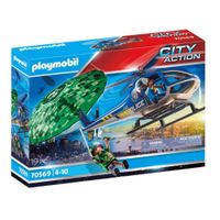 Set De Juego Playmobil City Action Persecucion En Paracaidas