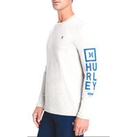 Licra o Polo De Surf Hurley RashGuard Hombre Manga Larga - Blanco - Talla S