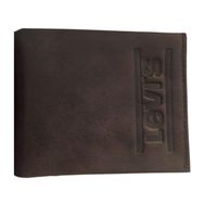 Billetera Bifold Levis Para Hombre - Marron Oscuro