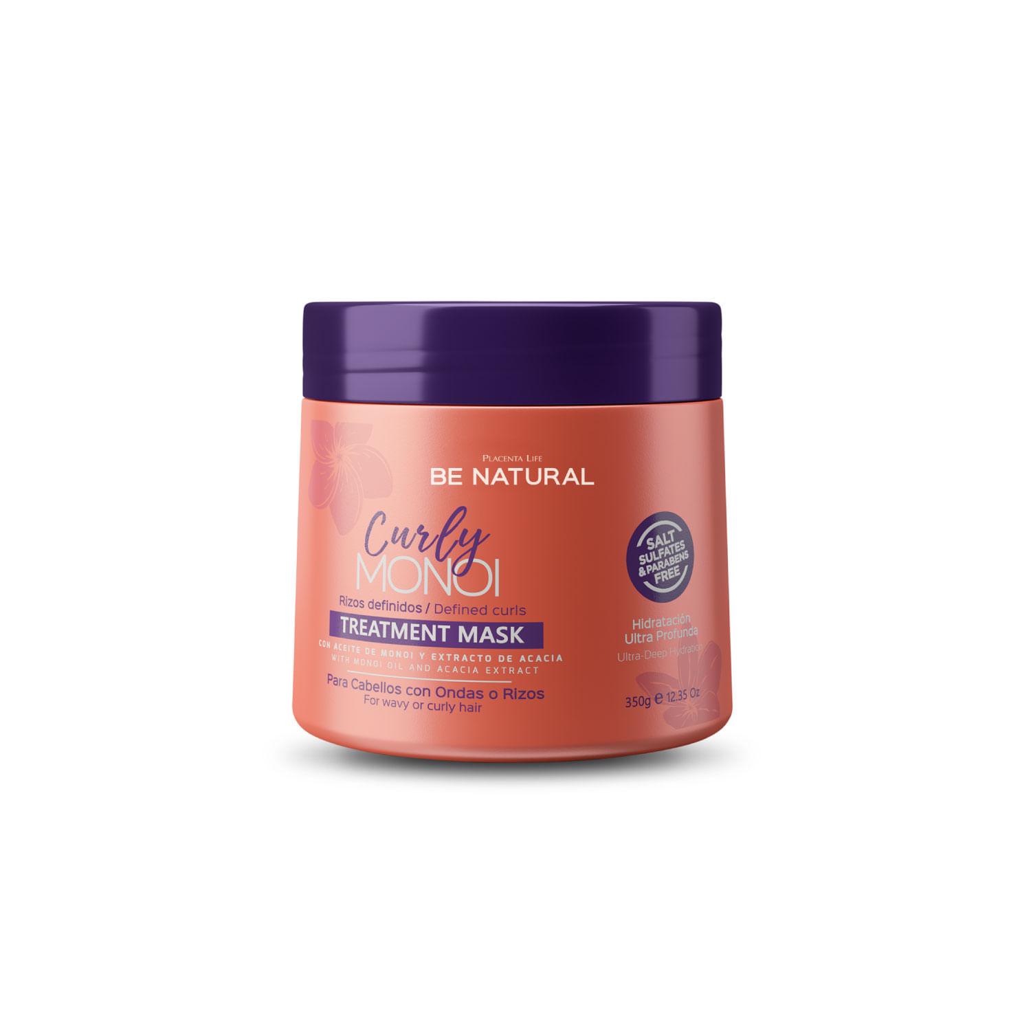 Be Natural Mascarilla Curly Monou Rizos 350 Ml