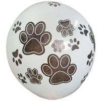 Globo Impreso OLEGO 05 CARAS Huellas 12un