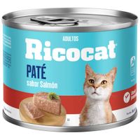Comida para Perros RICOCAT Adulto Todas las Razas Salmon Lata 180g