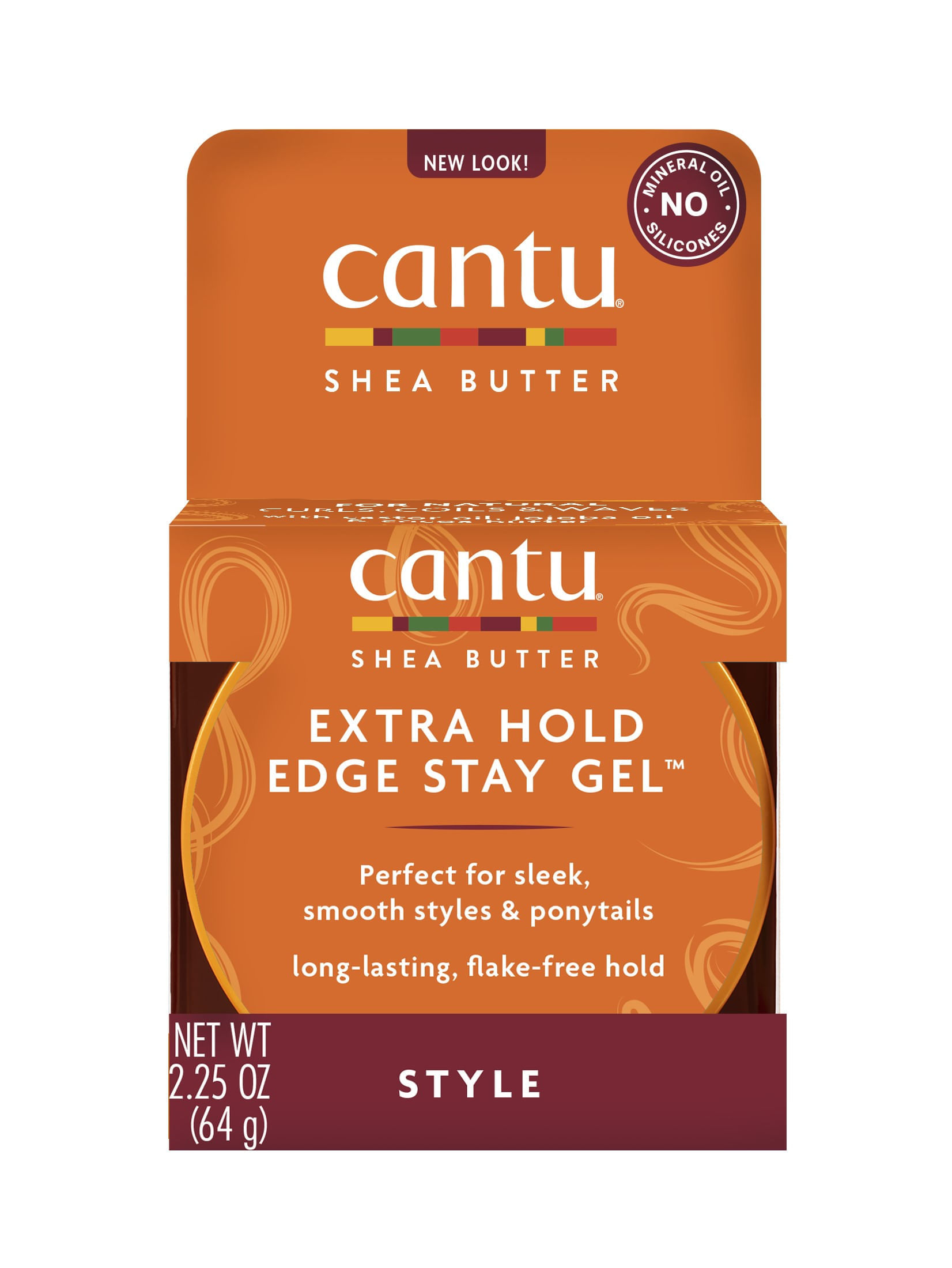 Gel CANTU Extra Hold Edge Stay Pote 64g
