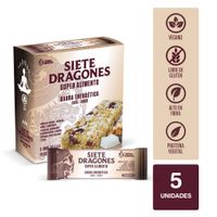Barra Chía y Coco SIETE DRAGONES Caja 5un