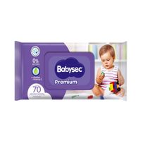 Toallitas Húmedas Premium BABYSEC Paquete 70un