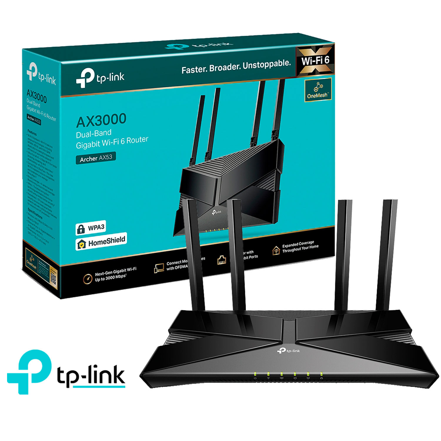 TP-Link Archer AX53 Wi-Fi 6 Router Dual Band AX3000