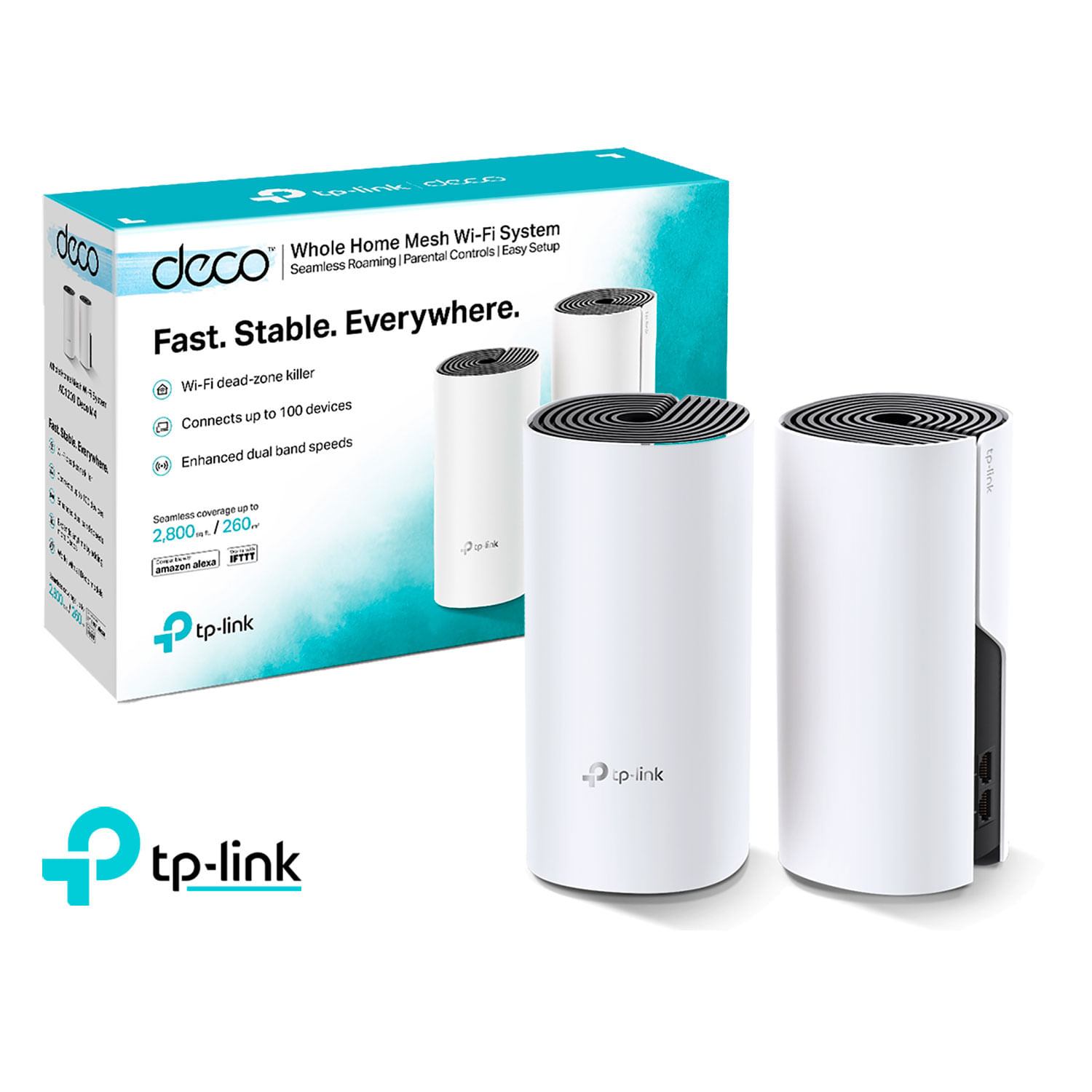 TP-Link Deco E4 2 Pack AC1200 Sistema Wi-Fi Mesh 5 GHz 2,4 GHz