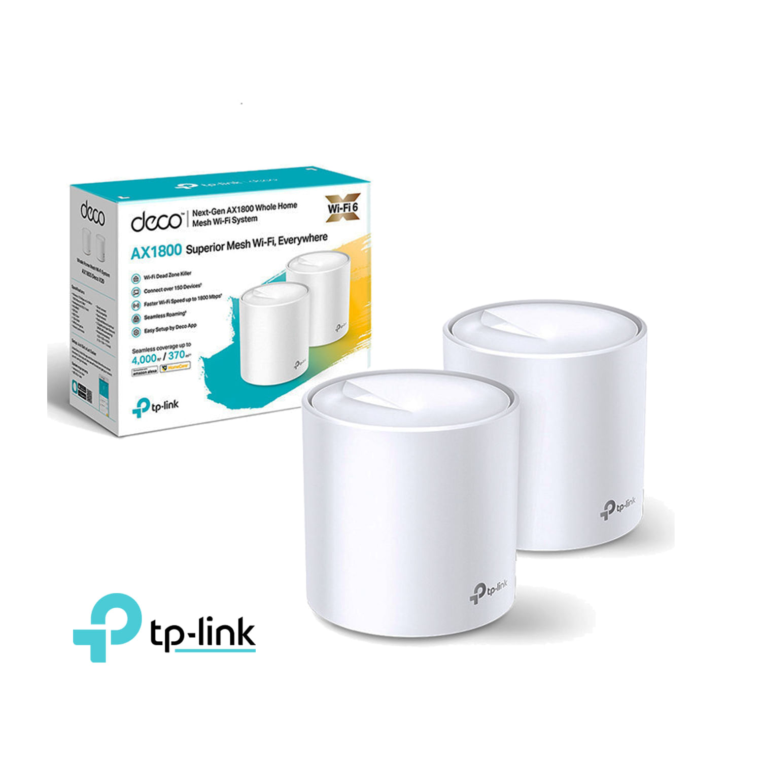 Tp-Link Deco X20 2 Pack Mesh Sistema Wifi 6 AX1800