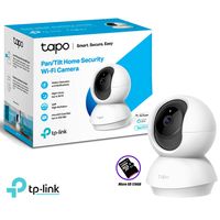 Cámara de Seguridad Wi-Fi Tp-Link Tapo C210 360° 3MP 2K + SD 128GB