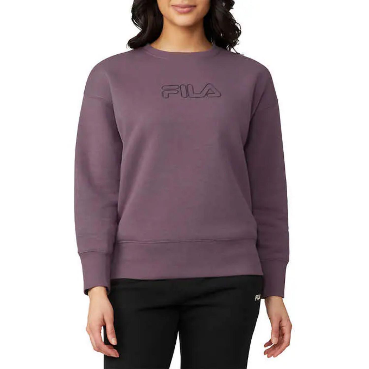 Sueter Mujer Fila Cuello Redondo - Mora - Talla S