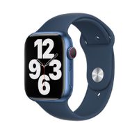 CORREA DE SILICONA AZUL MARINO PARA APPLEWATCH 42/44/45/49 MM