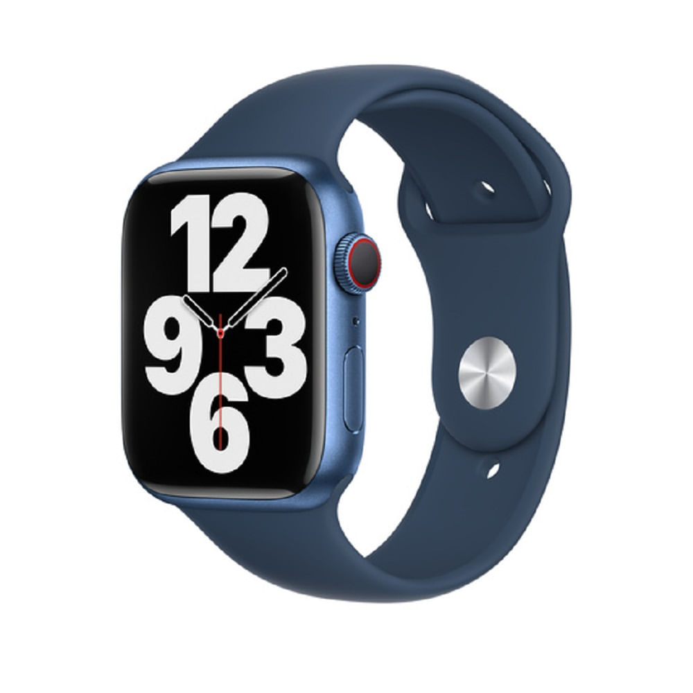 CORREA DE SILICONA AZUL MARINO PARA APPLEWATCH 42/44/45/49 MM