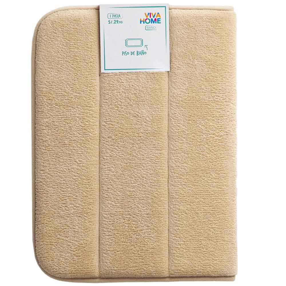 Piso de Baño VIVA HOME Rayas Beige