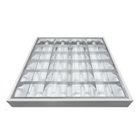 Rejilla adosable para tubo LED 4x9W con lámpara