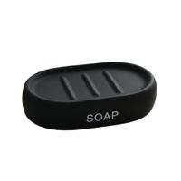 Jabonera Orange Rubber Negro