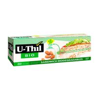 Caja bolsas zipp chica Bio x 60 unidades U-thil