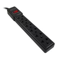 Extensión 6 tomas universales 110v Forza