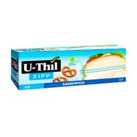 Caja bolsas zipp chica 65 unidades U-thil
