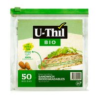 Bolsa zipp chica Bio 50 unidades U-thil