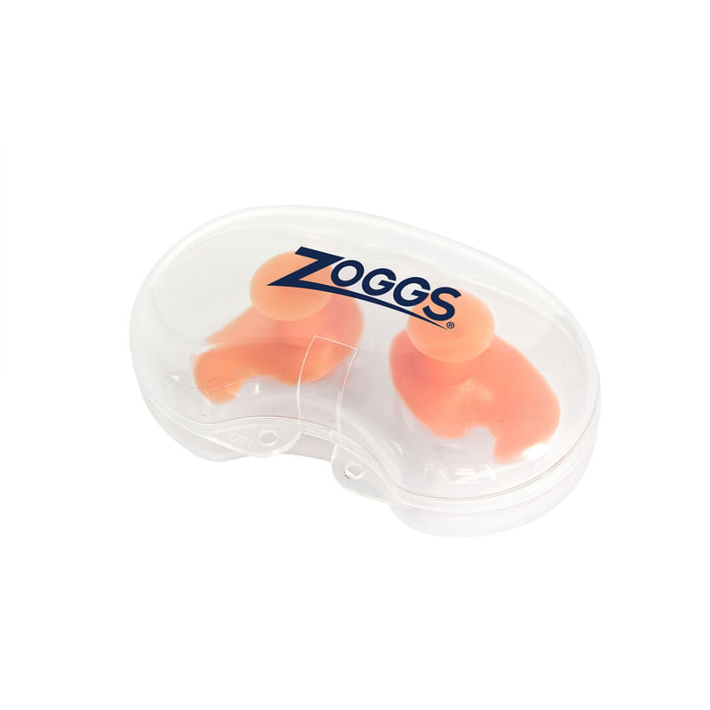 Tapones de Oídos de Natación Zoggs Aqua Plugz Junior Anaranjado