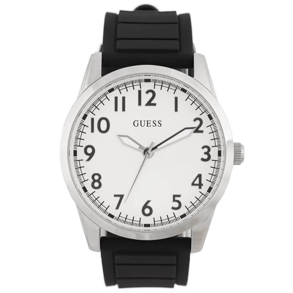 Reloj Guess Perry U1324G2 Acero Inoxidable Correa de Silicona Negro