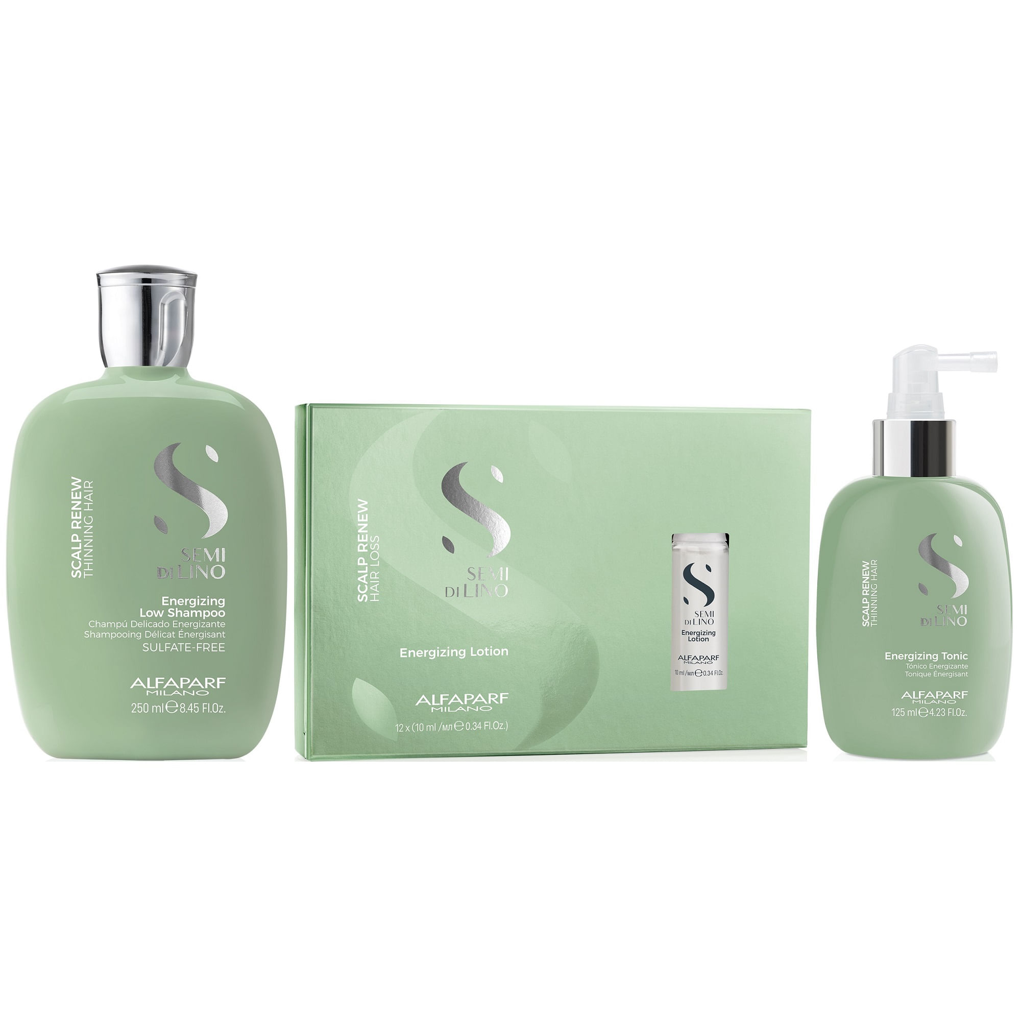 Tratamiento Anticaída Sin Sal Alfaparf Scalp Renew Hair Loss 250ml