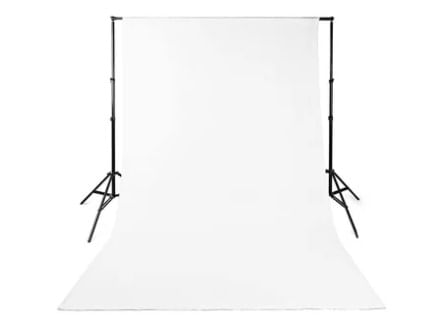 Fondo Fotográfico De Tela Muselina Blanco 3x3 Mts
