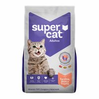 Comida para Gatos SUPERCAT Adultos Sardina Atún Trucha Bolsa 9Kg