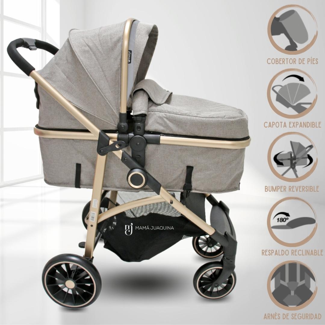 COCHE CUNA MOISES EBABY «CARRI DELUXE» BEIGE