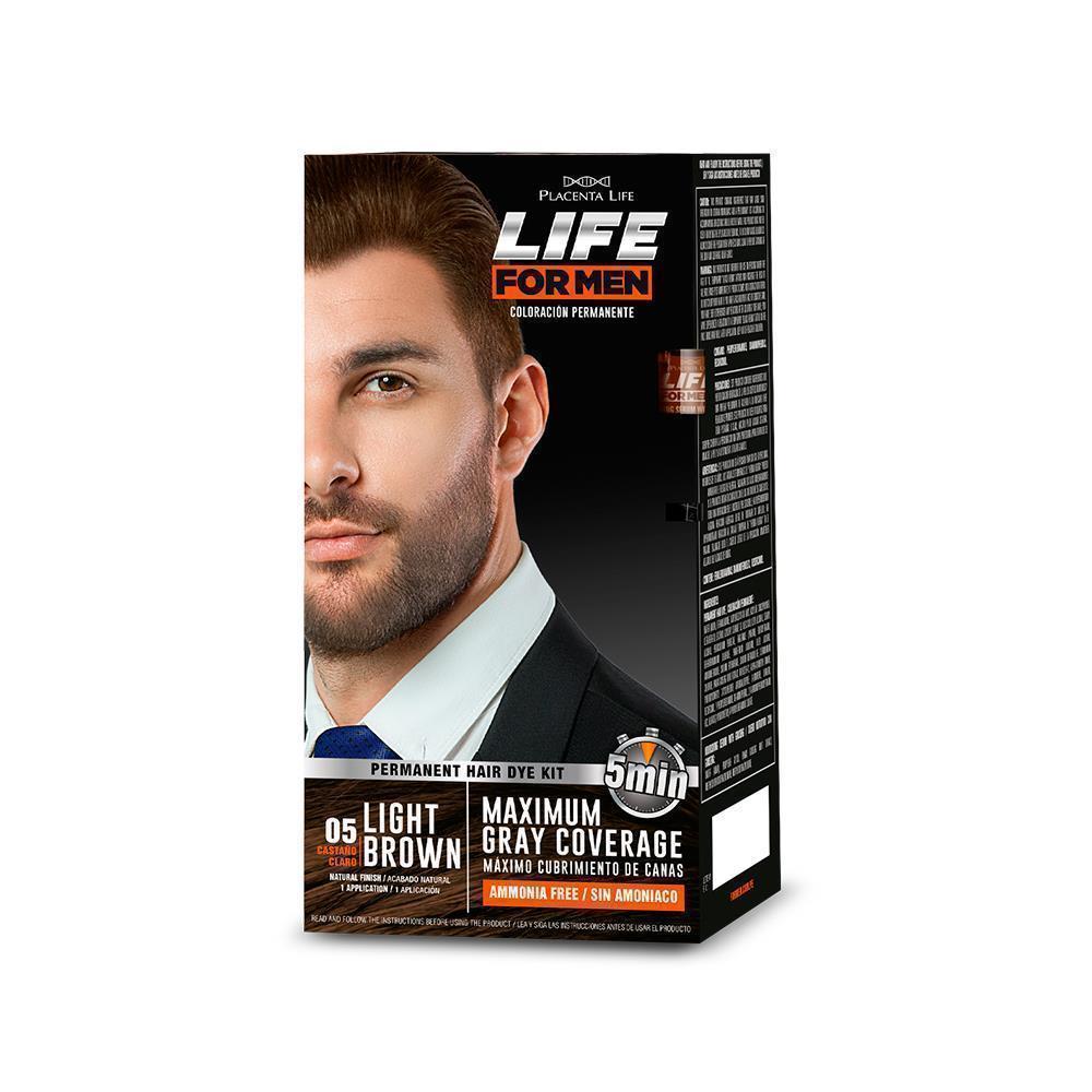 Life For Men Kit De Tinte Para Cabello 05 Castaño Claro