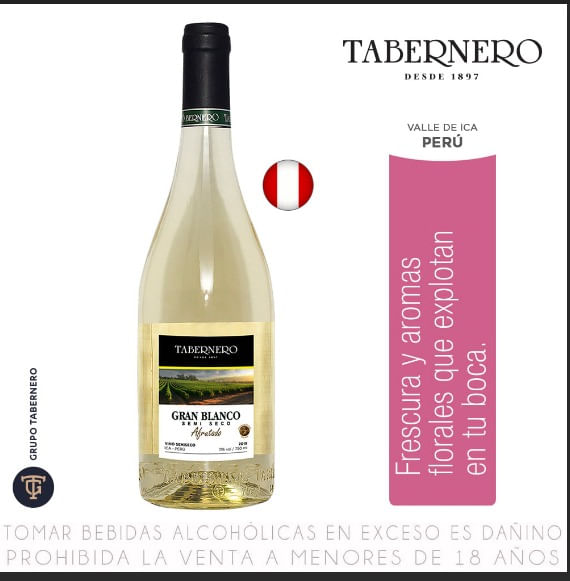 tabernero blanco 750 botella (oferta)