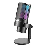 Fifine - Micrófono Ampligame A8 Plus RGB 4 Patrones - Negro