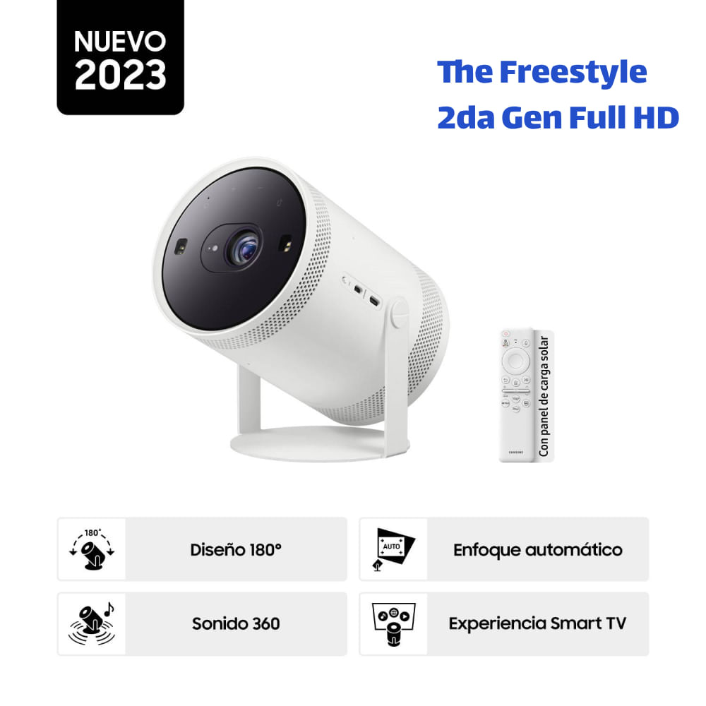 Proyector Samsung The Freestyle 2da Gen Full HD SP-LFF3CLAXXPE (Año 2023)