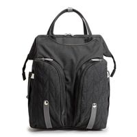 MOCHILA PAÑALERA CUNA NEGRA PARA BEBE  - copy
