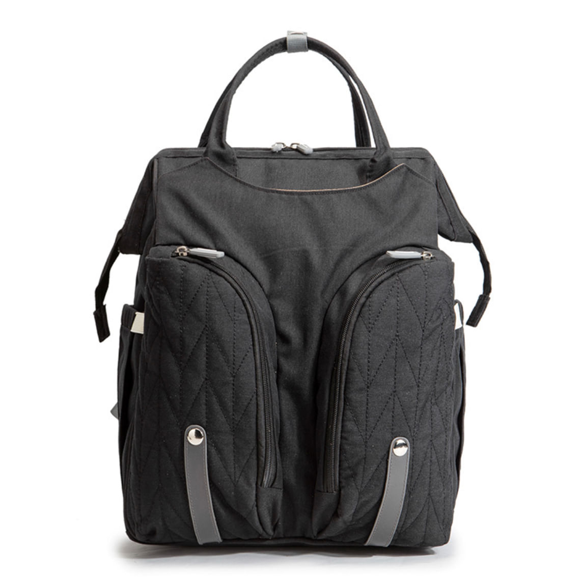 MOCHILA PAÑALERA CUNA NEGRA PARA BEBE - copy