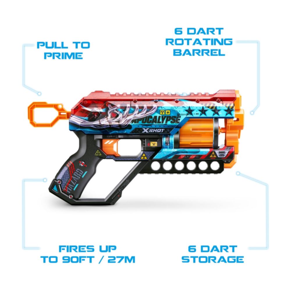 Lanzador De Dardos X-Shot Skins Griefer Apocalypse