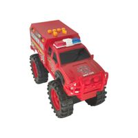 Auto Matchbox Rescue Off Road Motorizado Rojo