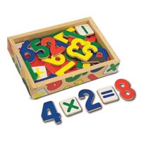 Juguete Didáctico Imanes De Madera Numeros